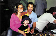 Bruna Bianchi, David Goldman e o pequeno Sean