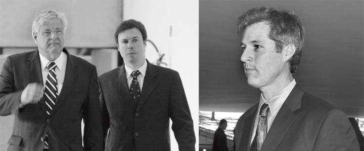Left - Pauolo and João Paulo Lins e Silva, Right - David Goldman